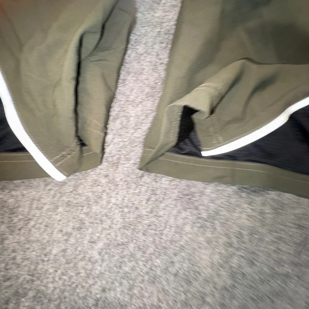 New Balance USMC Medium Long Olive Green‎ Athletic Track Pants Men's Reflective